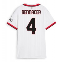 AC Milan Ismael Bennacer #4 Vieraspaita Naiset 2024-25 Lyhythihainen